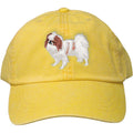 Embroidered Baseball Caps Yellow  Japanese Chin DV213