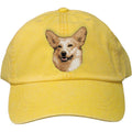 Embroidered Baseball Caps Yellow  Pembroke Welsh Corgi D34