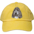 Embroidered Baseball Caps Yellow  Petit Basset Griffon Vendeen D104