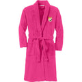 Port Authority Plush Microfleece Robe Pink Raspberry Large/X-Large Shiba Inu D91