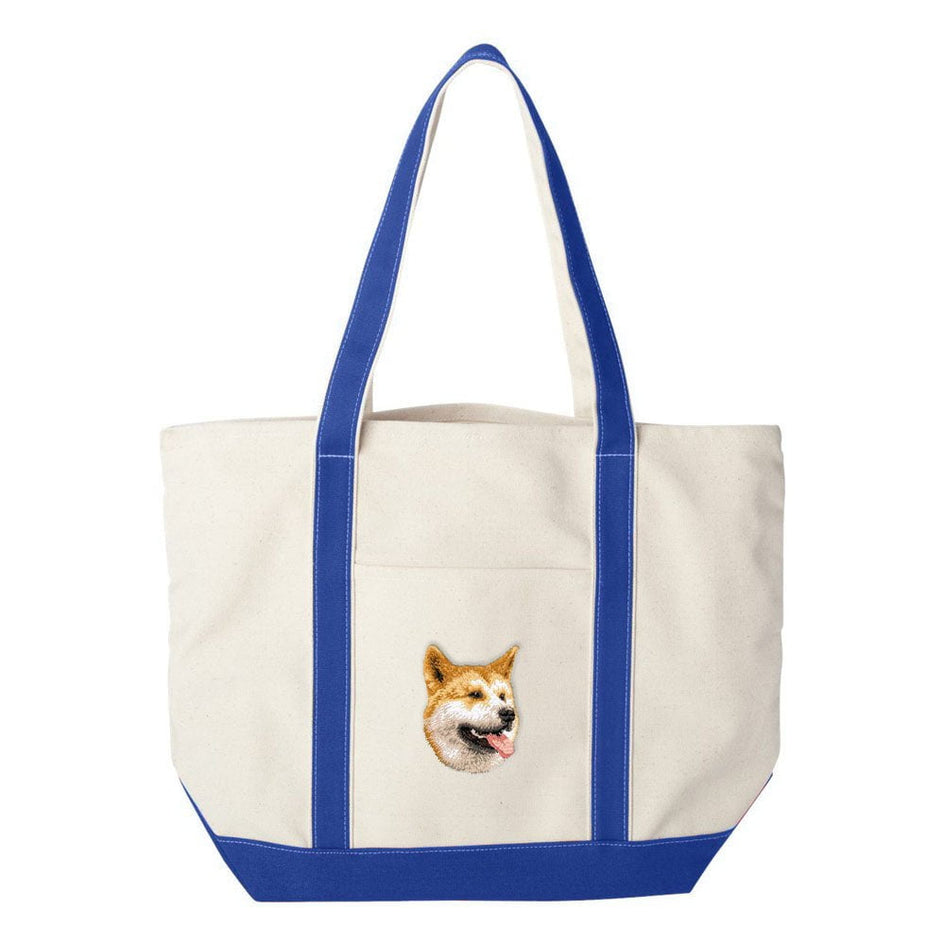 Shiba Inu Embroidered Tote Bag