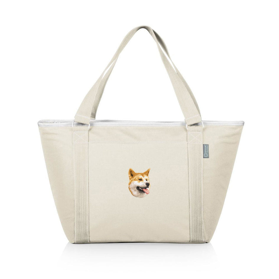 Shiba Inu Embroidered Topanga Cooler Tote Bag