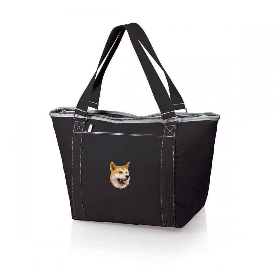 Shiba Inu Embroidered Topanga Cooler Tote Bag