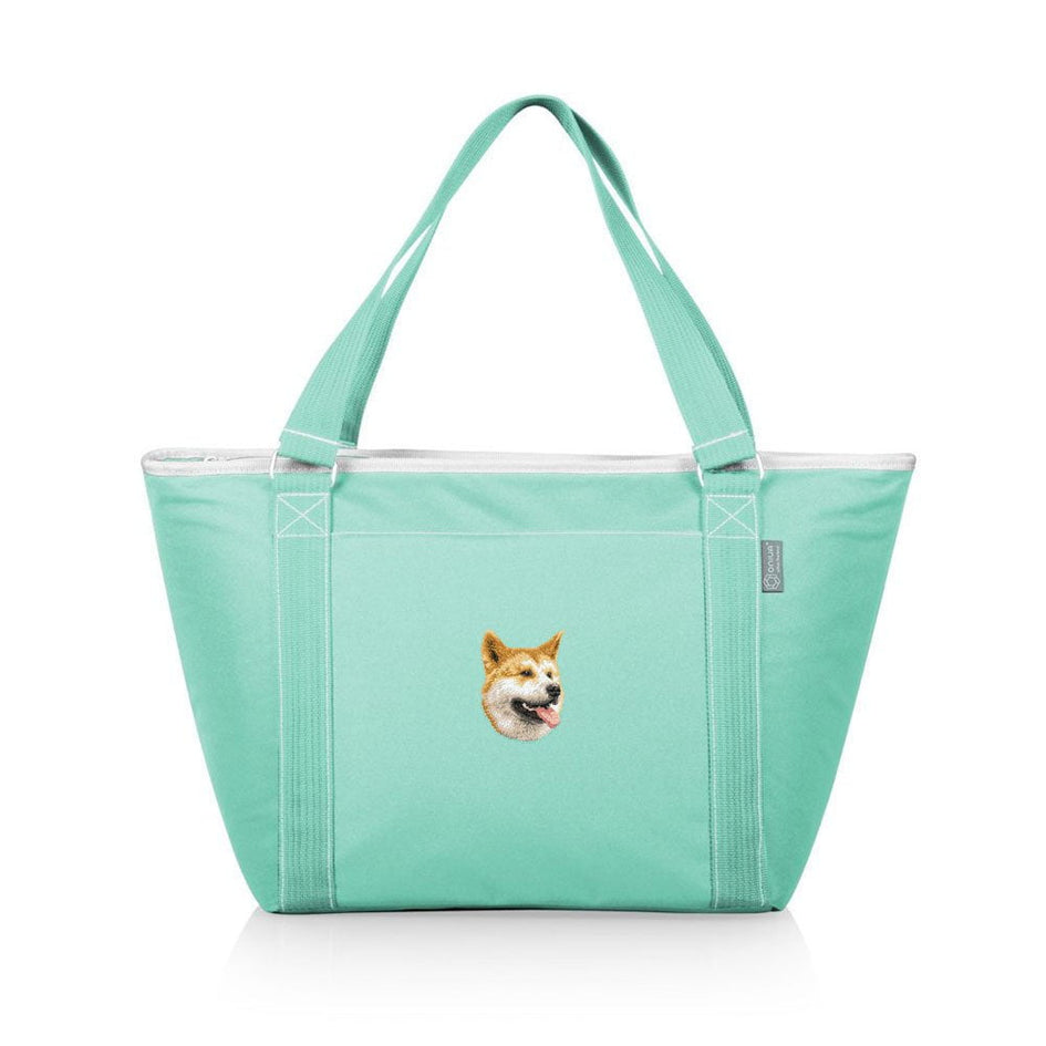 Shiba Inu Embroidered Topanga Cooler Tote Bag