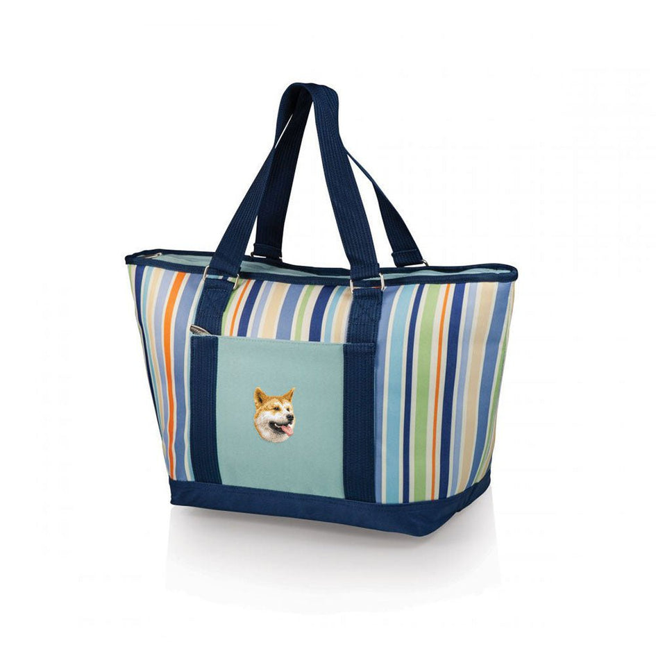 Shiba Inu Embroidered Topanga Cooler Tote Bag