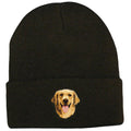 Embroidered Beanies Black  Golden Retriever D5