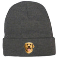 Embroidered Beanies Gray  Golden Retriever D5