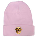 Embroidered Beanies Pink  Golden Retriever D5