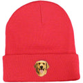 Embroidered Beanies Red  Golden Retriever D5