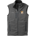 Embroidered Mens Fleece Vests Gray 3X Large Shiba Inu D91