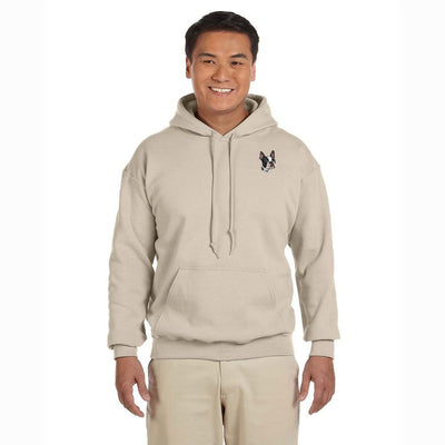 Boston Terrier Embroidered Unisex Pullover Hoodie
