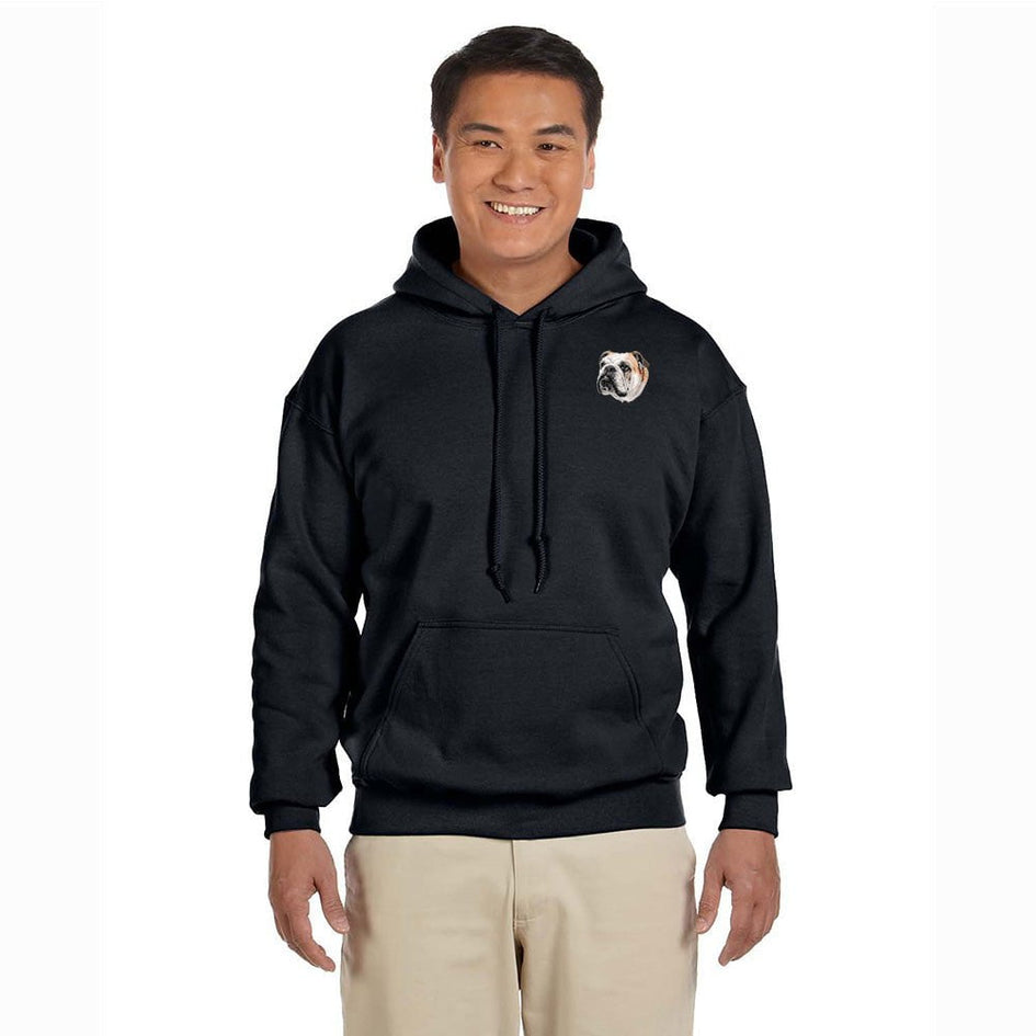 Bulldog Embroidered Unisex Pullover Hoodie