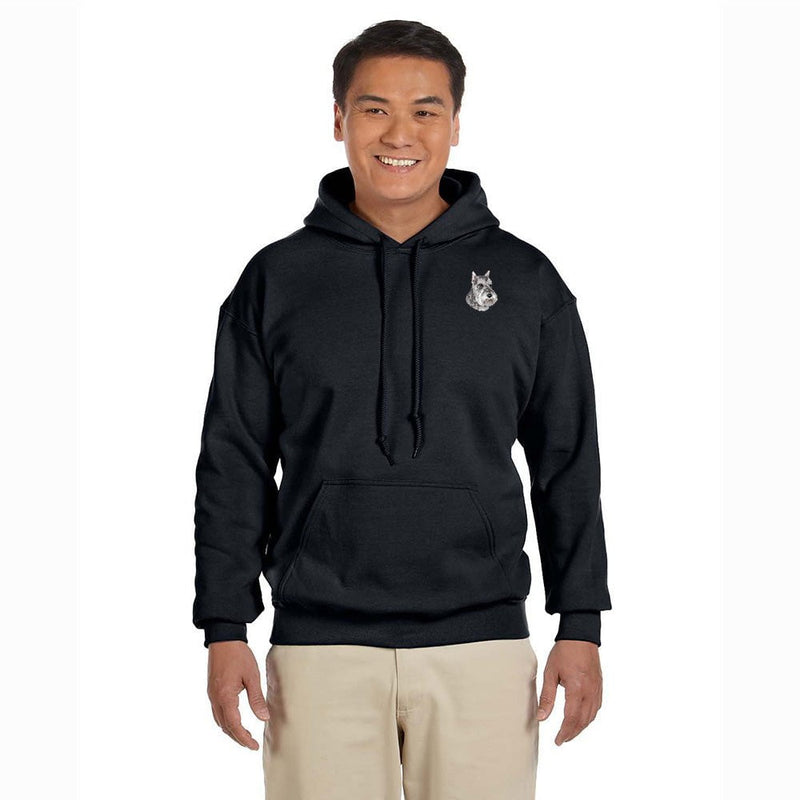 Schnauzer Embroidered Unisex Pullover Hoodie