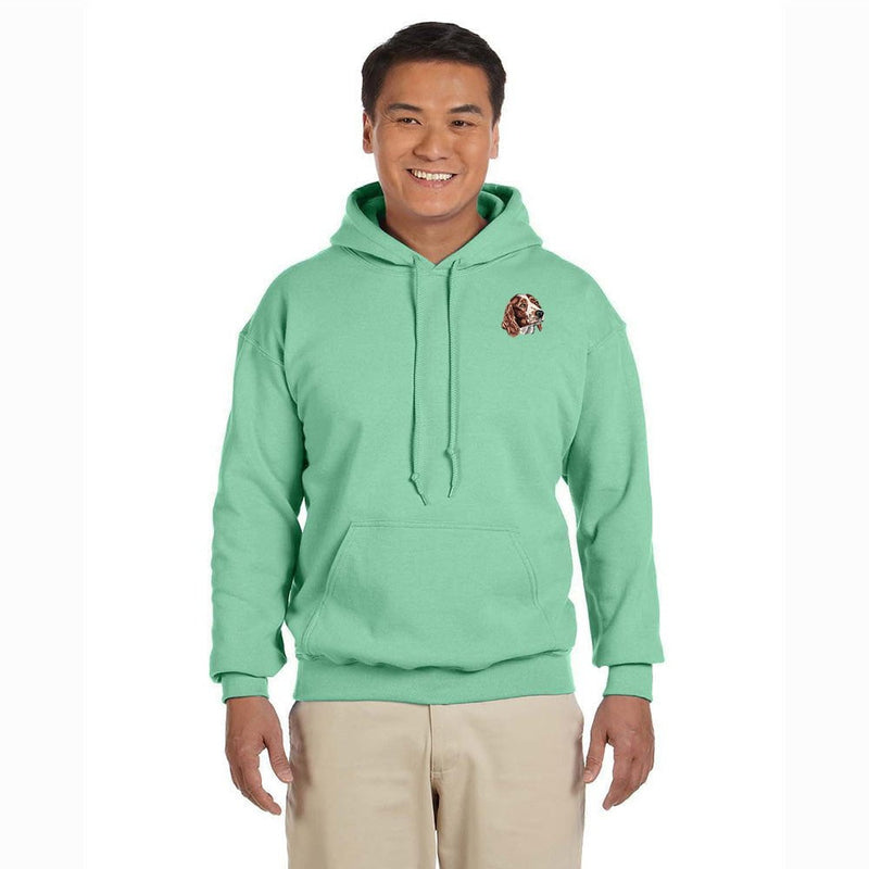 Welsh Springer Spaniel Embroidered Unisex Pullover Hoodie