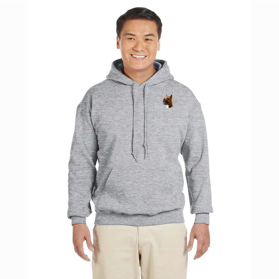 Boxer Embroidered Unisex Pullover Hoodie