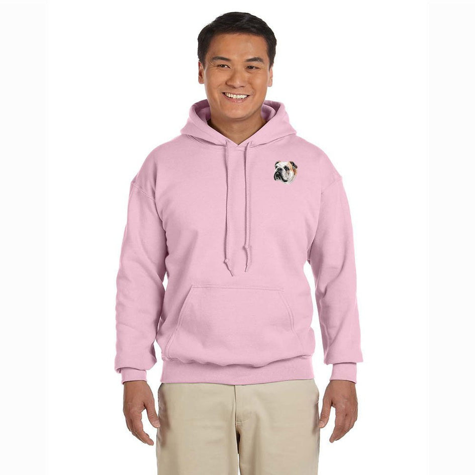 Bulldog Embroidered Unisex Pullover Hoodie