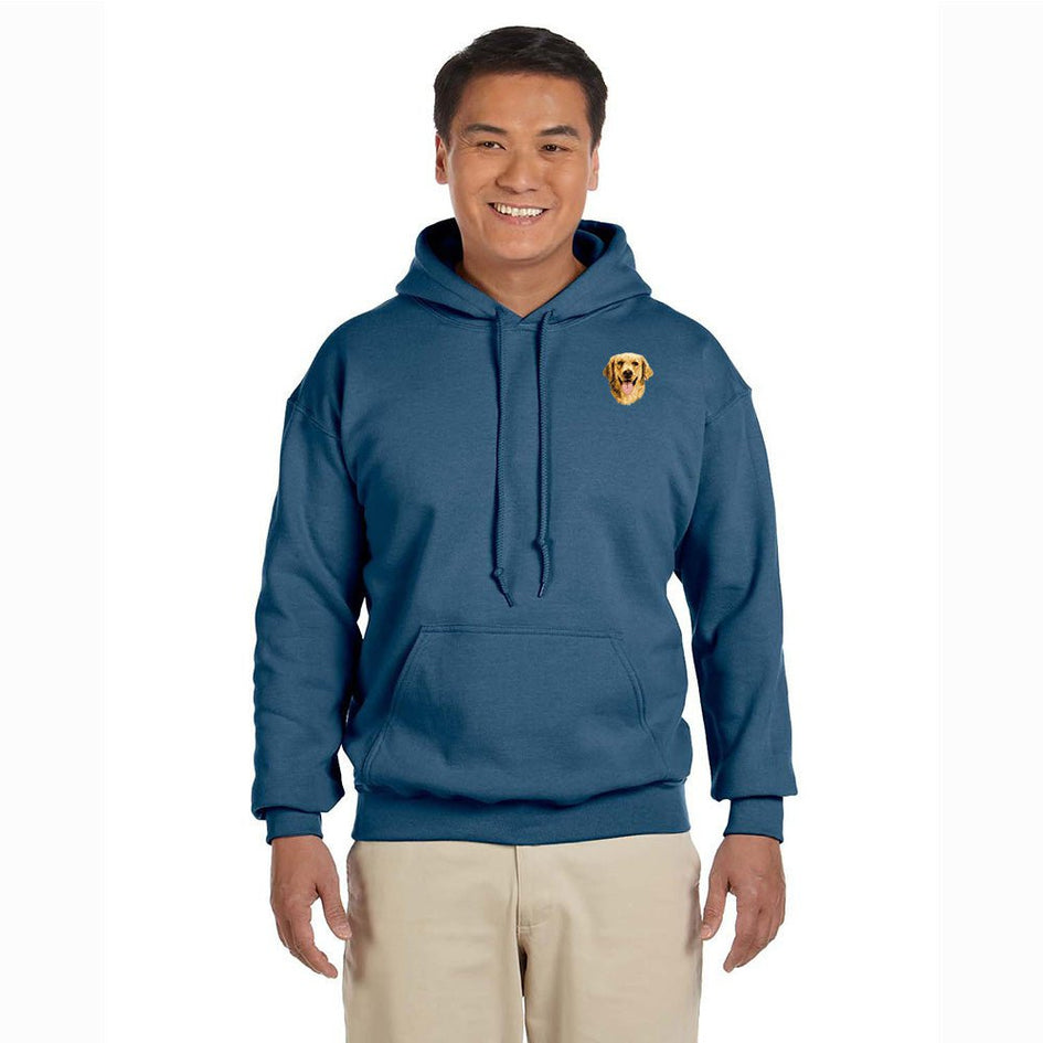 Golden Retriever Embroidered Unisex Pullover Hoodie