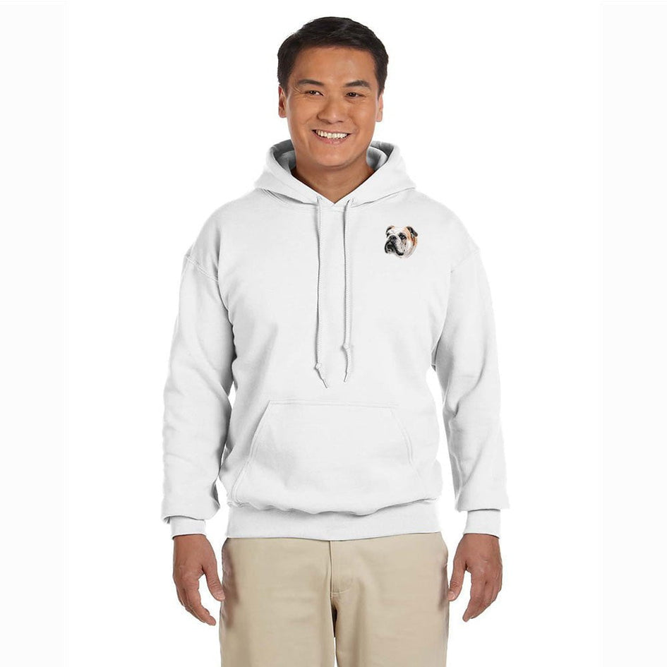 Bulldog Embroidered Unisex Pullover Hoodie