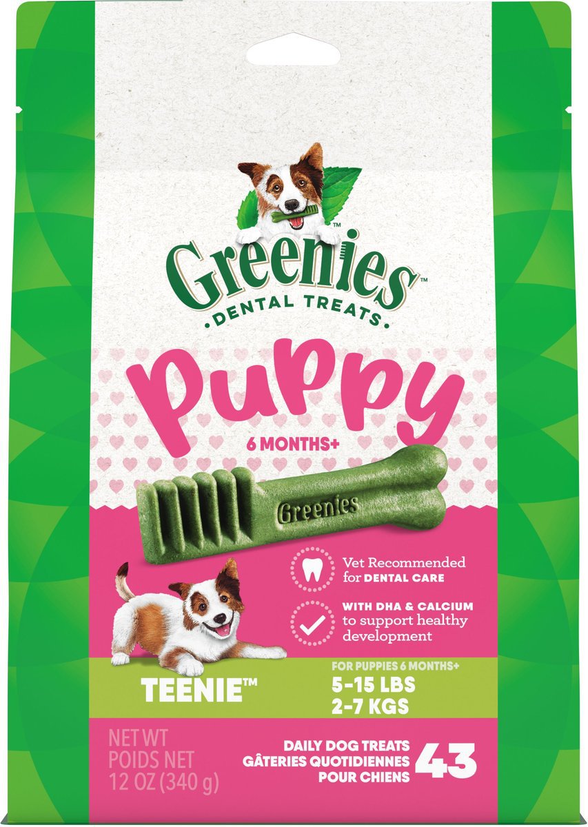 Greenies Teenie Puppy Dental Dog Treats