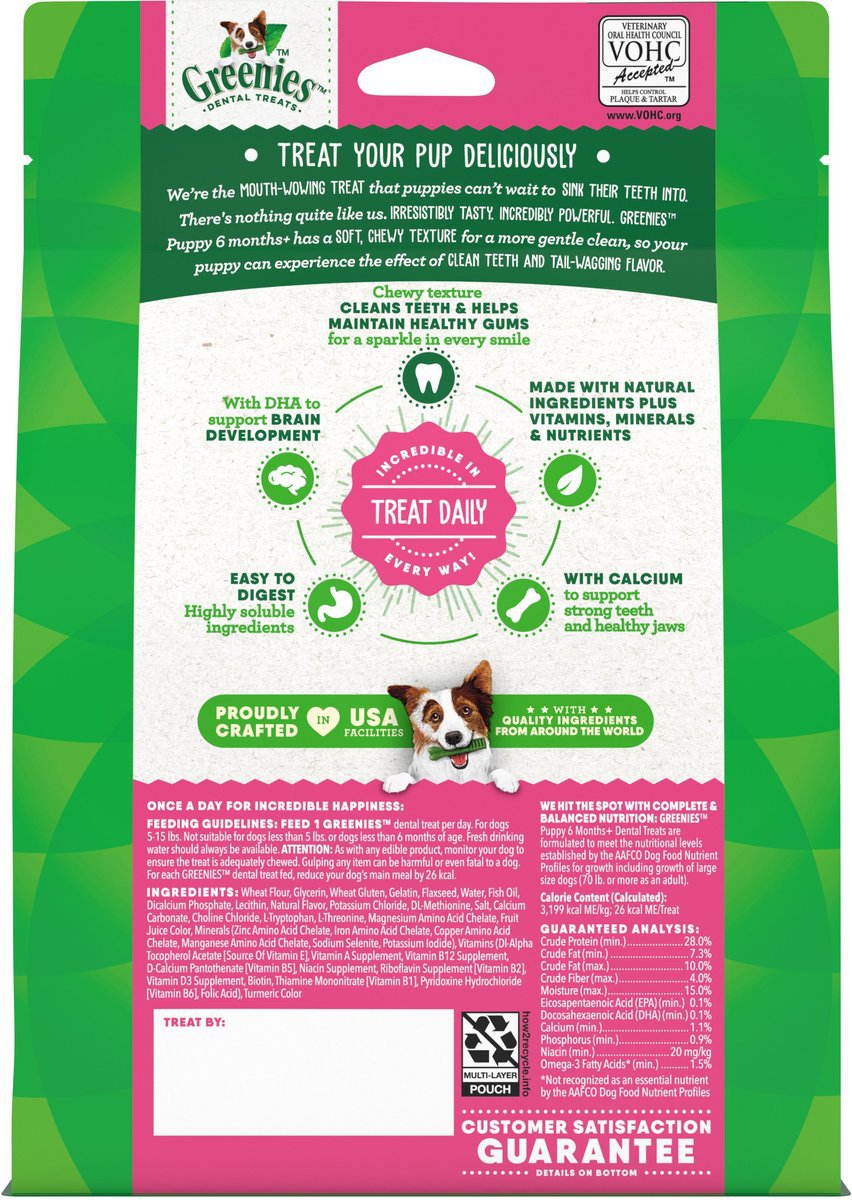 Greenies Teenie Puppy Dental Dog Treats