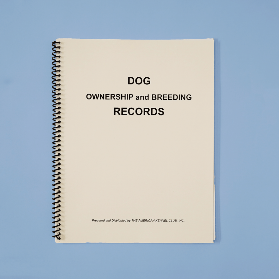 Dog Record Book