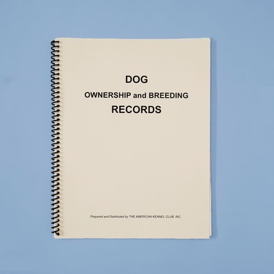 Dog Record Book