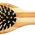 Bass Brushes The Green Dog Oval Brush, Bamboo-Stiped Finish, Small