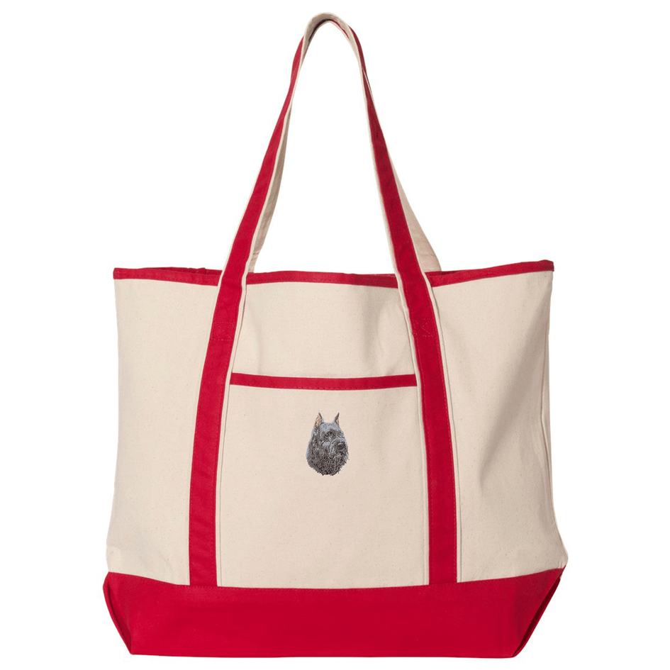 Bouvier des Flandres Embroidered Tote