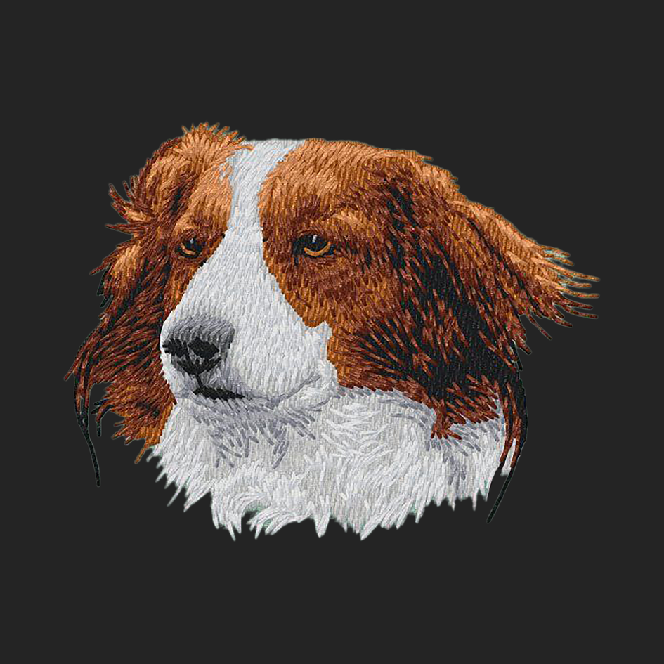Nederlandse Kooikerhondje Embroidered Sweatshirt Hoodie