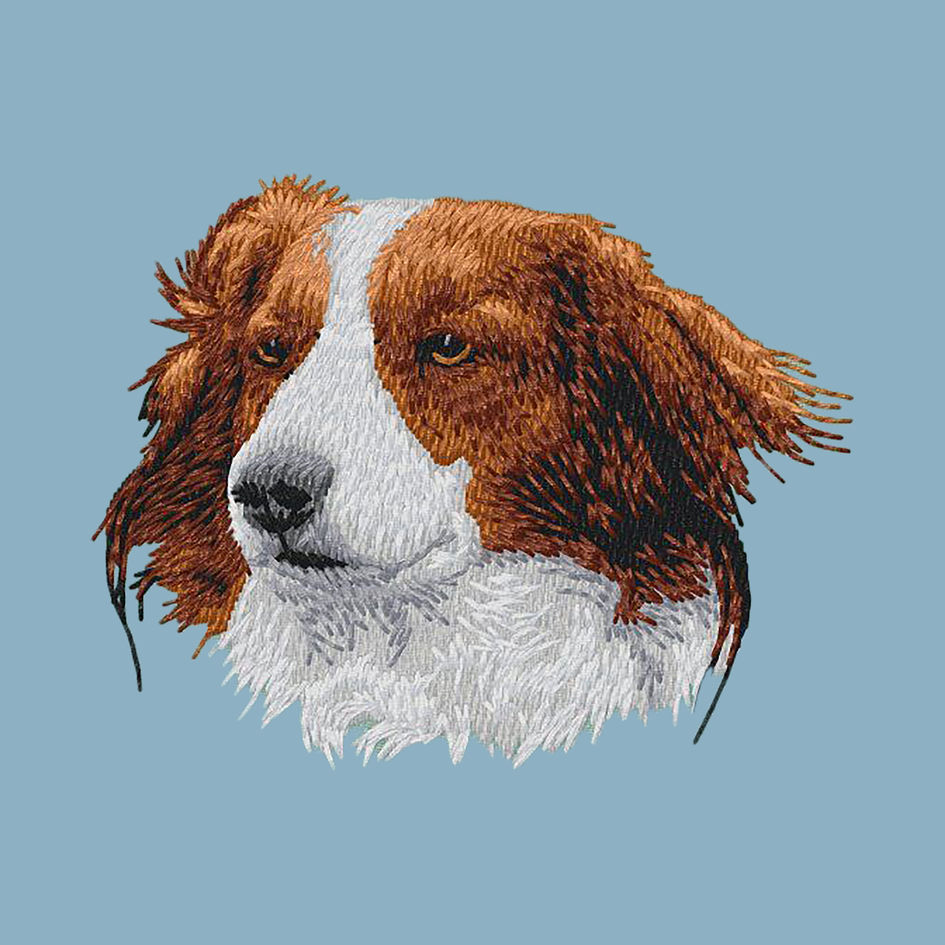 Nederlandse Kooikerhondje Embroidered Sweatshirt Hoodie
