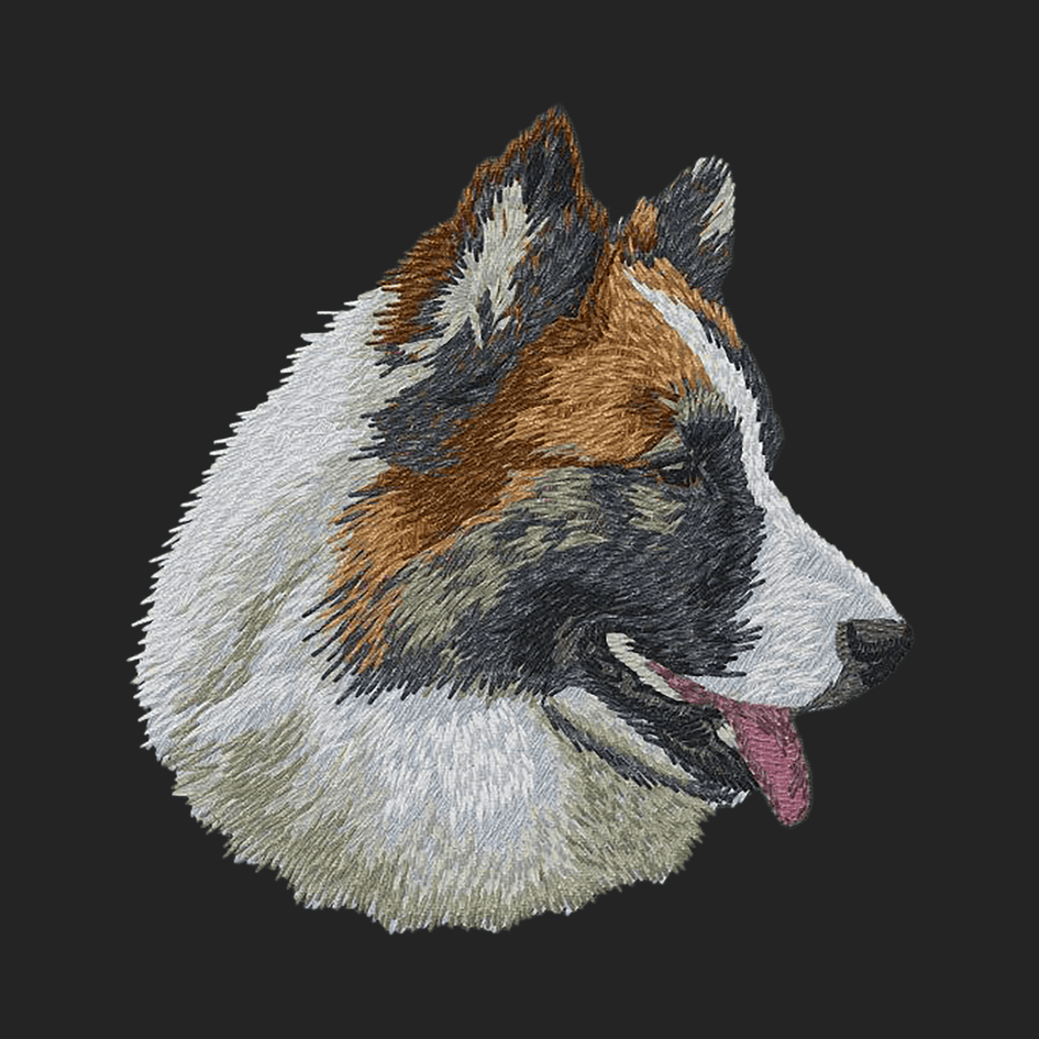 Icelandic Sheepdog Embroidered Sweatshirt Hoodie
