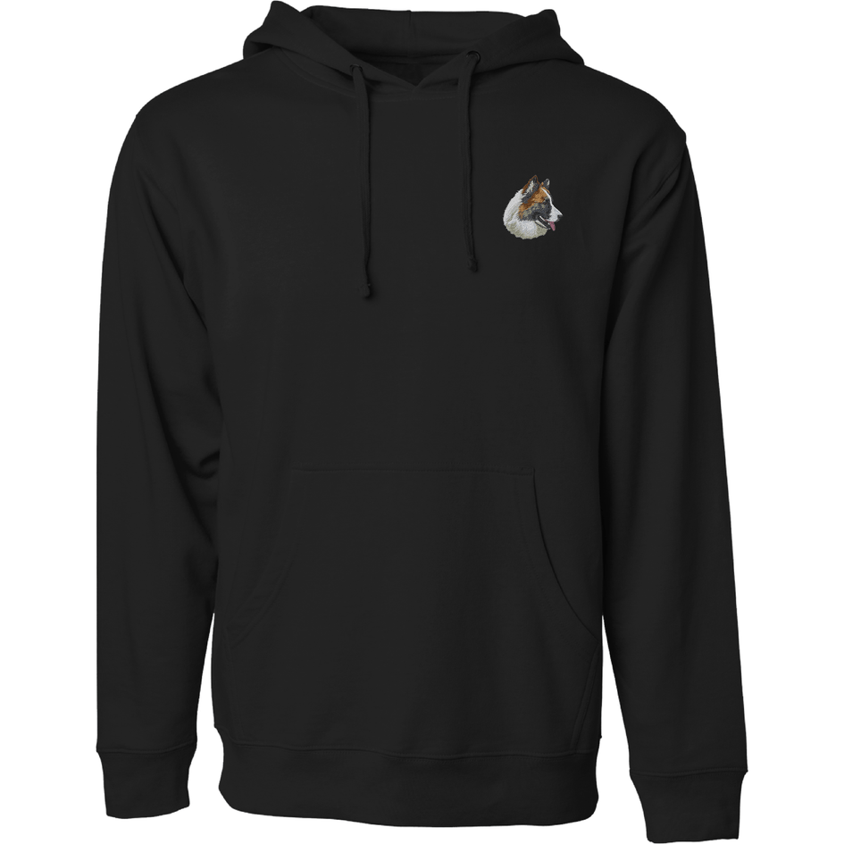 Icelandic Sheepdog Embroidered Sweatshirt Hoodie