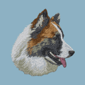 Icelandic Sheepdog Embroidered Sweatshirt Hoodie