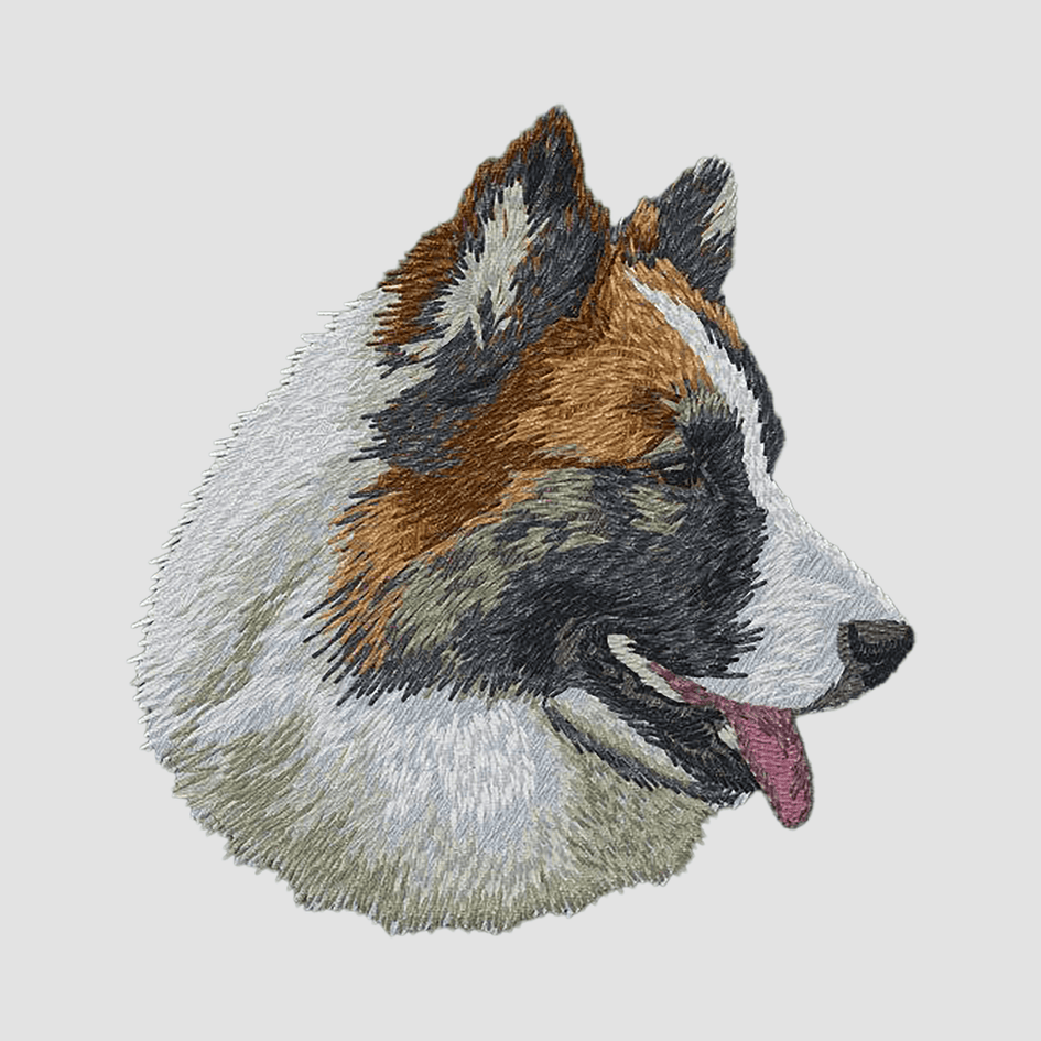 Icelandic Sheepdog Embroidered Sweatshirt Hoodie