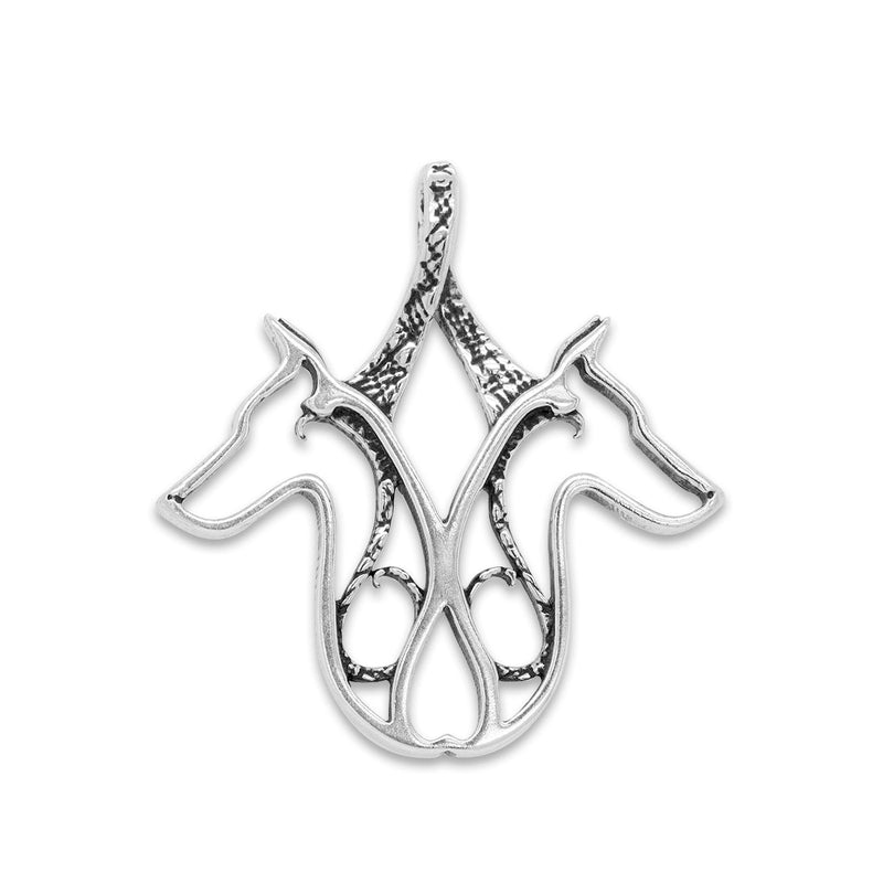Doberman Pinscher Necklace Gifts in Sterling Silver