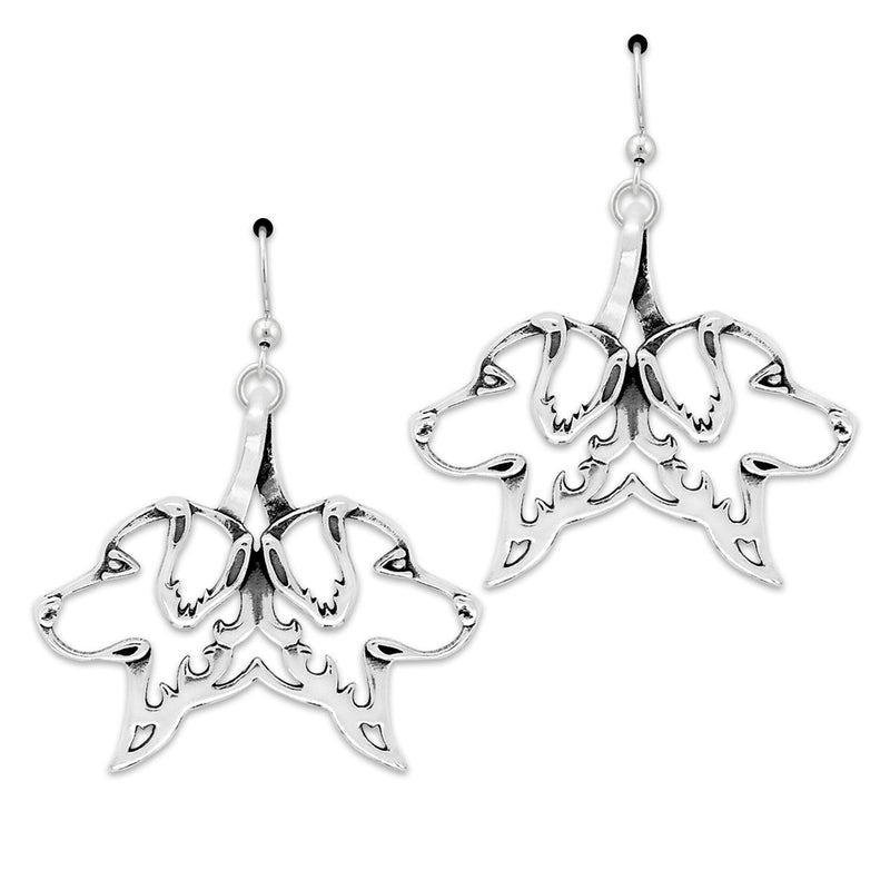 Golden Retriever Earring Gifts in Sterling Silver