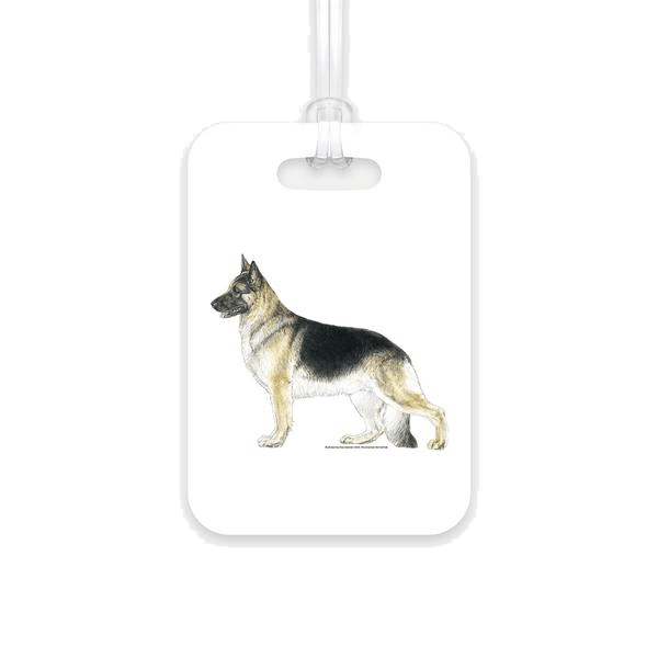 German Shepherd Dog Luggage Tag