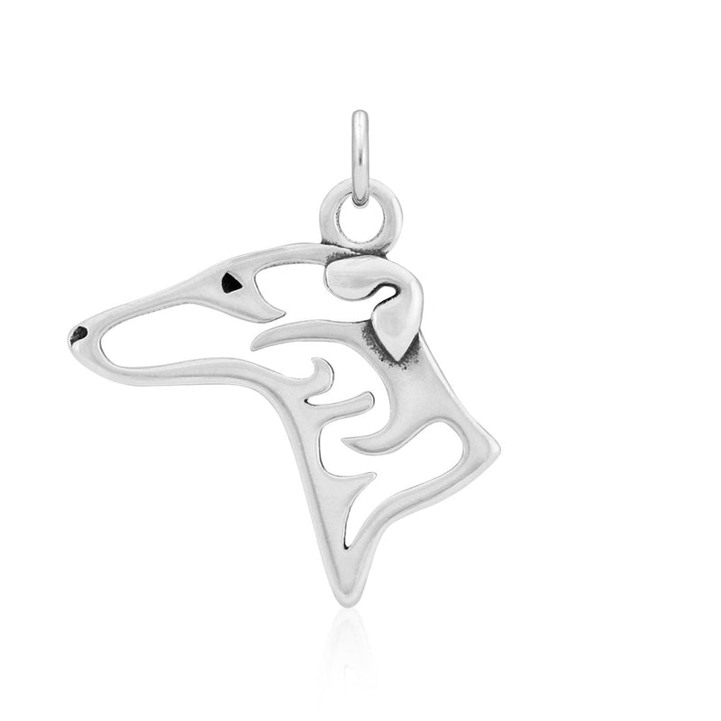 Greyhound Necklace in Sterling Silver