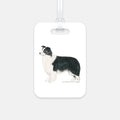 Border Collie Luggage Tag