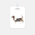 Basset Hound Luggage Tag