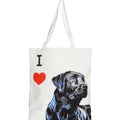 "I Love" Breed Canvas Tote Bag