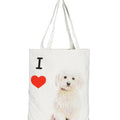 "I Love" Breed Canvas Tote Bag