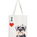 "I Love" Breed Canvas Tote Bag