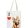 "I Love" Breed Canvas Tote Bag