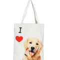 "I Love" Breed Canvas Tote Bag