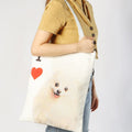 "I Love" Breed Canvas Tote Bag