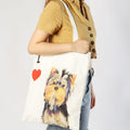 "I Love" Breed Canvas Tote Bag