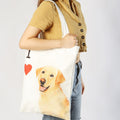 "I Love" Breed Canvas Tote Bag