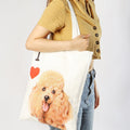 "I Love" Breed Canvas Tote Bag
