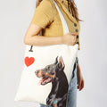 "I Love" Breed Canvas Tote Bag